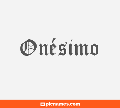 Onésimo