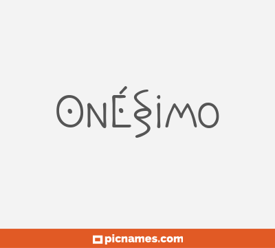 Onésimo
