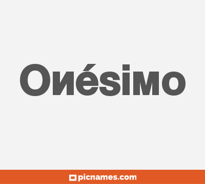Onésimo