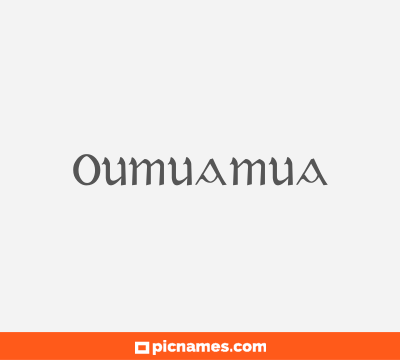 Oumuamua