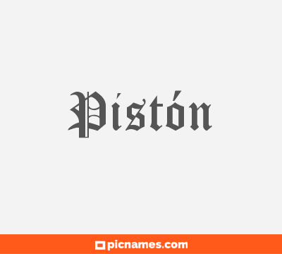 Pistón