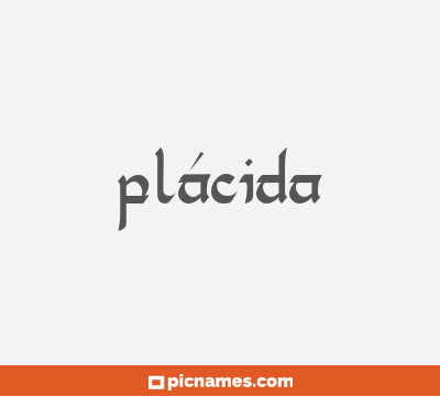 Plácida