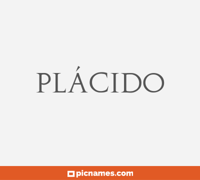 Plácido