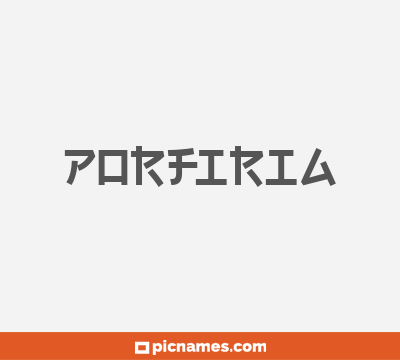 Porfiria