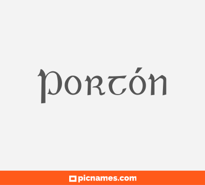 Portón