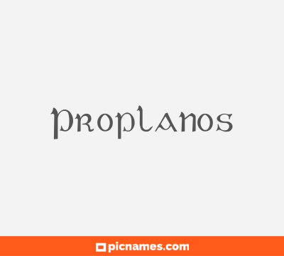 Proplanos