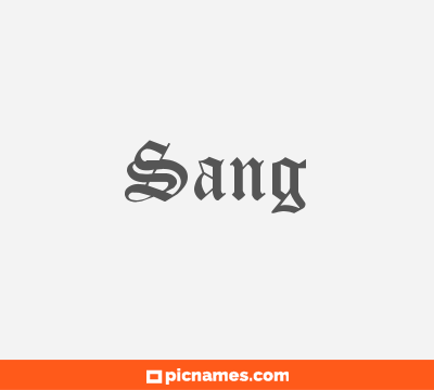 Sang