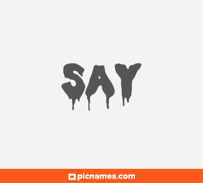 Say