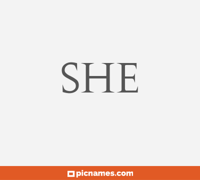 She