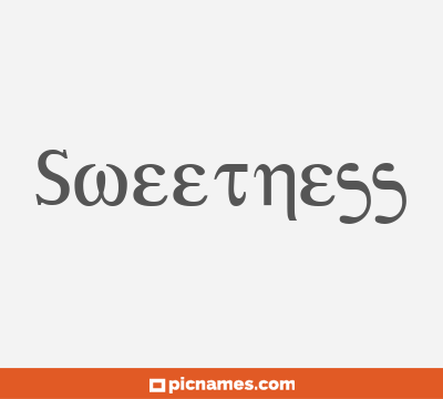 Sweetness