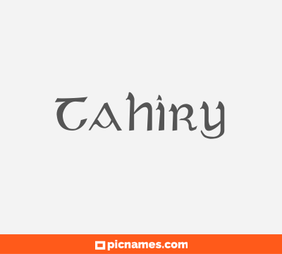 Tahiry