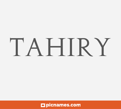 Tahiry