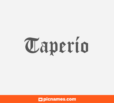 Taperío