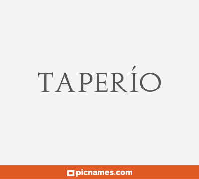 Taperío