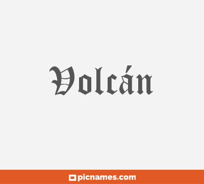 Volcán