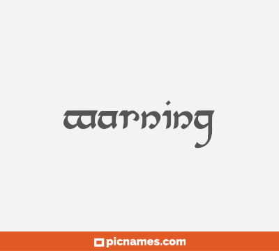 Warning