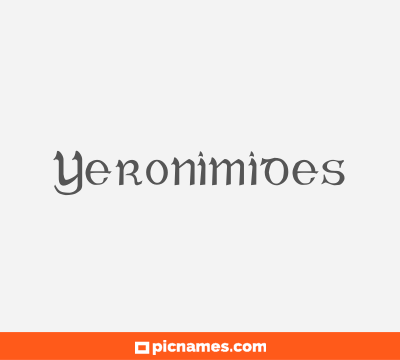 Yeronimides