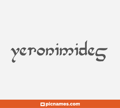 Yeronimides