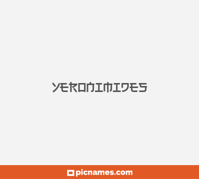 Yeronimides