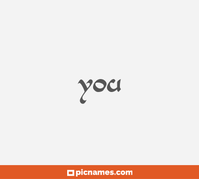 You