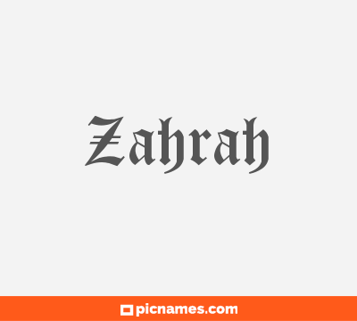 Zahrah