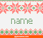 Buenos d��as in cross stitch
